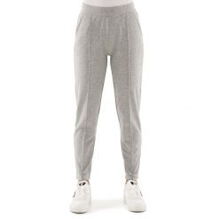 Bluza lekki z bawełna z kieszenie na co dzień. Szare bluzy sportowe LEONE 1947 APPAREL, bez wzorów, z bawełny, bez kaptura. W wyprzedaży za 101.80 zł.