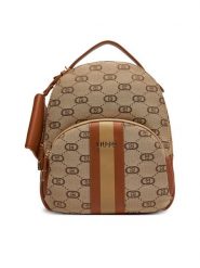 Liu Jo Plecak M Backpack AA5157 T3846 Beżowy. Brązowe plecaki Liu Jo, bez wzorów, z materiału. Za 439.99 zł.