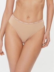 Guess Figi brazylijskie O3YE01 KBS50 Beżowy. Brązowe figi Guess, xs, z aplikacjami, z syntetyku. Za 59.99 zł.
