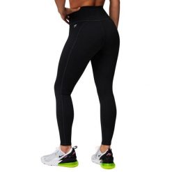 Damskie legginsy z wysokim stanem Fabletics Define. Czarne legginsy FABLETICS, bez wzorów, z podwyższonym stanem. Za 305.70 zł.