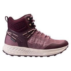 Buty trekkingowe damskie Elbrus Saran Mid WP Wo's - różowe, Rozmiar buta 39. Czerwone trekkingi ELBRUS, do biegania. W wyprzedaży za 319.99 zł.