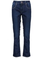 Pepe Jeans Dżinsy - Slim fit - w kolorze granatowym rozmiar: W30/L30. Niebieskie jeansy Pepe Jeans, l, z aplikacjami. Za 171.68 zł.