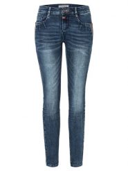 Timezone Dżinsy "Dashni" - Slim fit - w kolorze niebieskim rozmiar: W29/L32. Niebieskie jeansy Timezone, l, bez wzorów. Za 118.84 zł.