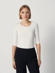 Someday Koszulka w kolorze białym rozmiar: 42. Białe bluzki someday., bez wzorów, bez kołnierzyka, bez ramiączek. Za 60.99 zł.