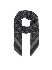 Calvin Klein Chusta LV04F8080G Czarny. Czarne rękawiczki Calvin Klein, bez wzorów. Za 289.99 zł.