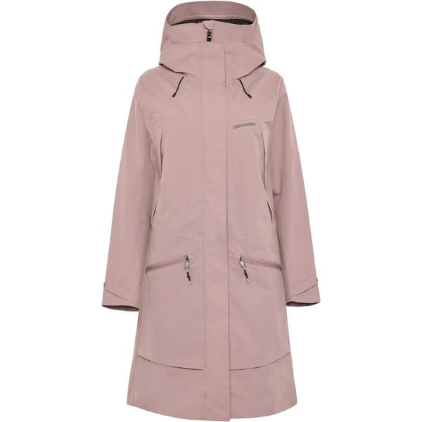 Parka dla kobiet Didriksons Ilma 8. Czerwone parki Didriksons, s, eleganckie, bez kaptura. Za 908.40 zł.