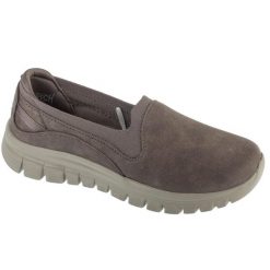 Buty sportowe Sneakersy damskie, Graceful - Leaning In. Szare obuwie sportowe Skechers, bez zapięcia, trekkingowe. Za 249.99 zł.