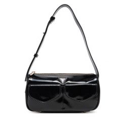 Torebka Guess. Czarne torebki klasyczne Guess, z aplikacjami, bez dodatków. Za 289.99 zł.