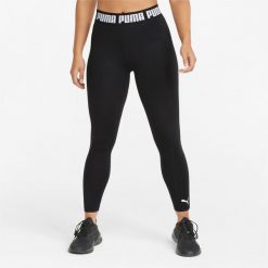 Legginsy treningowe damskie PUMA Train Strong HW Tight. Czarne legginsy Puma, m, bez wzorów. Za 89.00 zł.