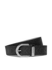 Calvin Klein Pasek Damski Ck Reversible Belt 3.0 Epi Mono K60K609981 Czarny. Czarne paski Calvin Klein, bez wzorów, ze skóry. Za 199.99 zł.
