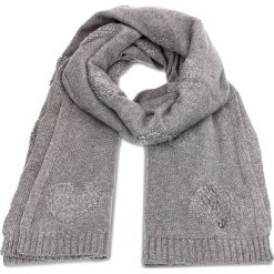 Szal MY TWIN - Sciarpa VA8P2U Grigio M 00082. Szare szaliki My Twin, bez wzorów, z materiału. W wyprzedaży za 289.00 zł.
