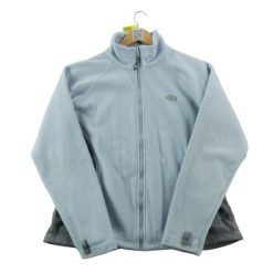 Second life - Bluza polarowa damska TKA 200 niebieska - Stan dobry. Niebieskie bluzy The North Face, l, bez wzorów, z dresówki, bez kaptura. Za 164.76 zł.