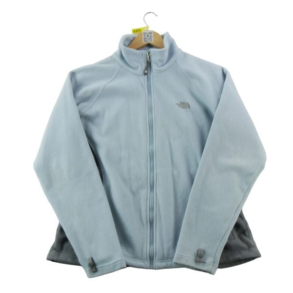 Second life - Bluza polarowa damska TKA 200 niebieska - Stan dobry. Niebieskie bluzy The North Face, l, bez wzorów, z dresówki, bez kaptura. Za 164.76 zł.