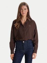 Guess Body W6RH61 WJ782 Brązowy Regular Fit. Brązowe body Guess, l, z aplikacjami, z syntetyku. Za 439.99 zł.