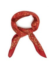 LAUREN RALPH LAUREN Chusta 454980725002 Pomarańczowy. Brązowe rękawiczki Lauren Ralph Lauren, bez wzorów, z jedwabiu. Za 419.99 zł.