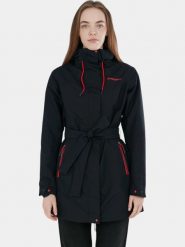 Płaszcz przeciwdeszczowy damski Fundango Regina II. Brązowe płaszcze FUNDANGO, m, bez wzorów, z materiału, bez kaptura. Za 499.00 zł.