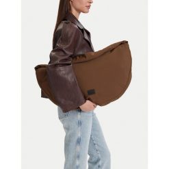 Torebka G-Star. Brązowe shopper G-Star, bez wzorów, retro, bez dodatków. Za 179.99 zł.