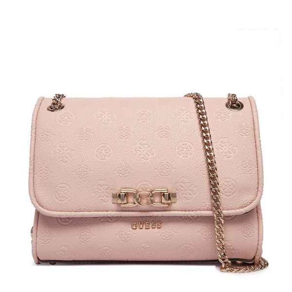 Torebka Guess. Czerwone listonoszki Guess, z aplikacjami, bez dodatków. Za 324.99 zł.