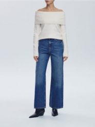 Jeansy baggy fit - indigo jeans. Niebieskie jeansy Reserved, bez wzorów. Za 139.99 zł.