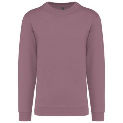 Bluza z okrągłym dekoltem Kariban. Fioletowe bluzy KARIBAN, m, bez wzorów, z bawełny, bez kaptura. Za 128.50 zł.