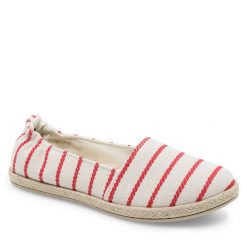Espadryle Jenny Fairy. Białe espadryle Jenny Fairy, bez wzorów, bez obcasa, bez zapięcia. Za 41.99 zł.