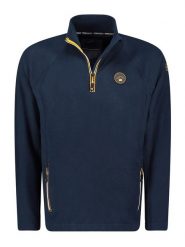 Geographical Norway Bluza polarowa w kolorze granatowym rozmiar: L. Niebieskie bluzy Geographical Norway, l, bez wzorów, z polaru, bez kaptura. Za 92.42 zł.