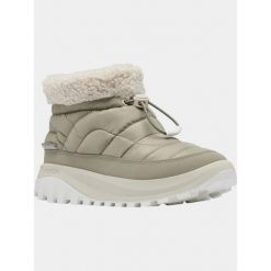 Buty Śniegowe Damskie Columbia Snowkat Shorty. Brązowe trekkingi Columbia, za kostkę, trekkingowe. Za 399.00 zł.