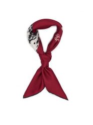 LAUREN RALPH LAUREN Chusta 454P23553004 Czerwony. Czerwone rękawiczki Lauren Ralph Lauren, bez wzorów, z jedwabiu. Za 419.99 zł.