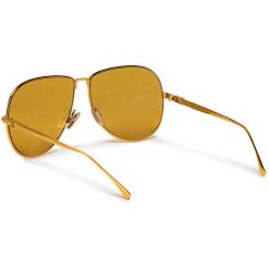 Okulary przeciwsłoneczne Fendi. Żółte okulary przeciwsłoneczne Fendi, bez wzorów. Za 1,579.00 zł.