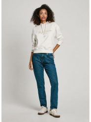 Pepe Jeans Bluza "Maddy" w kolorze kremowym rozmiar: XL. Brązowe bluzy sportowe Pepe Jeans, xl, bez wzorów, z bawełny, z kapturem. Za 159.21 zł.
