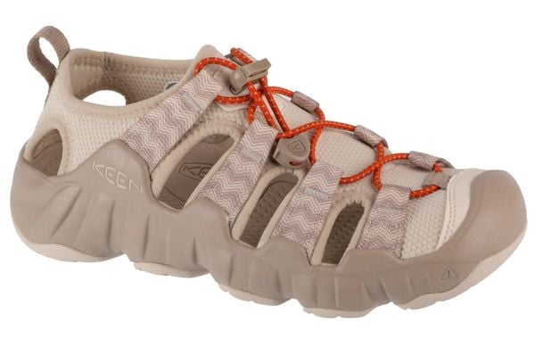 Sandały damskie, Hyperport H2 Sandal. Białe sandały Keen, bez wzorów, z materiału, sportowe, bez obcasa, bez zapięcia. Za 553.15 zł.