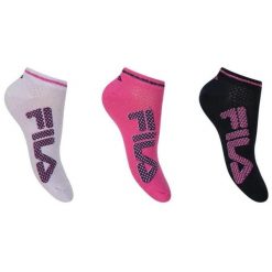 Skarpetki Fila 3-pak W Sneaker Flower 35-38. Białe skarpety Fila, bez wzorów, z materiału. Za 139.99 zł.