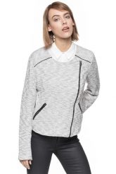 DAMSKI ŻAKIET TOM TAILOR FEMININE BOUCLE JACKET. Czarne marynarki i żakiety Tom Tailor, m, bez wzorów, z dzianiny. Za 159.99 zł.