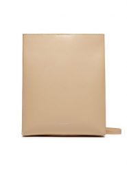 Calvin Klein Torebka K60K612649 Beżowy. Brązowe listonoszki Calvin Klein, bez wzorów, ze skóry, bez dodatków. Za 949.99 zł.