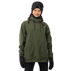 Damska kurtka snowboardowa Sporty zimowe Siroko W1-W Kilimanjaro. Zielone kurtki narciarskie SIROKO, s, bez wzorów, bez kaptura, narciarskie. W wyprzedaży za 294.95 zł.