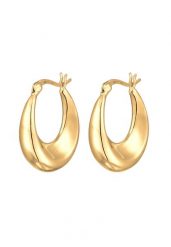 Elli Damskie kolczyki kreole Elegant Chunky ze srebra próby 925 Sterling Silver Kolczyki koła 1 ct. Szare kolczyki Elli, srebrne. Za 193.99 zł.