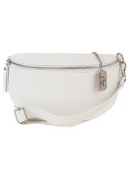 Anna Morellini Skórzana saszetka "Berenice" w kolorze białym - 25 x 14 x 1 cm rozmiar: onesize. Białe torby na ramię Anna Morellini, bez wzorów, z materiału, sportowe, przez ramię, bez dodatków. Za 130.99 zł.