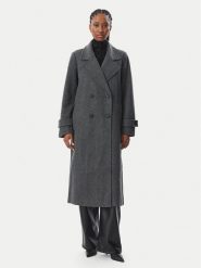 Vero Moda Płaszcz zimowy Eva 10348666 Szary ciemny Regular Fit. Szare płaszcze Vero Moda, na zimę, l, bez wzorów, z syntetyku, bez kaptura. Za 359.99 zł.