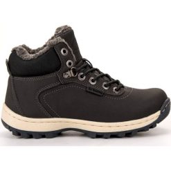 Ax Boxing szare Ocieplane Buty Trekkingowe. Szare trekkingi AX BOXING, z tkaniny. W wyprzedaży za 147.42 zł.