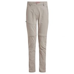 Spodnie damskie Craghoppers NosiLife Pro Convertible III. Brązowe spodnie sportowe Craghoppers, bez wzorów, trekkingowe. Za 556.75 zł.