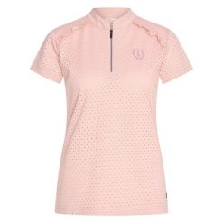 Damskie jeździeckie polo Imperial Riding Phoenix. Czerwone koszulki polo IMPERIAL RIDING, m, bez wzorów, z dżerseju, bez kołnierzyka, bez ramiączek. Za 277.50 zł.
