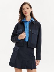 MAX&Co. Kurtka przejściowa Mirra 2416911011270 Granatowy Regular Fit. Niebieskie kurtki MAX&Co., l, bez wzorów, z bawełny, bez kaptura. Za 449.99 zł.