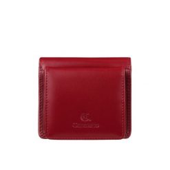 Czerwony skórzany portfel damski Canaletto z RFID – klasyka i bezpieczeństwo na co dzień PD1008s135 RFID. Czerwone portfele bez wzorów, ze skóry. Za 135.00 zł.