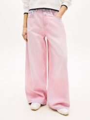 Tommy Jeans Dżinsy o luźnym kroju - Charlie Kobiety Bawełna różowy, 28-30. Czerwone jeansy Tommy Jeans, bez wzorów. Za 379.95 zł.