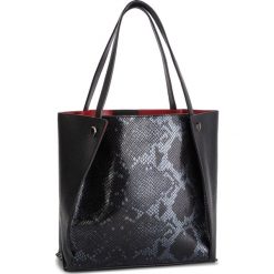Torebka CREOLE - K10613 Czarny Wąż. Czarne shopper Creole, bez wzorów, ze skóry, bez dodatków. W wyprzedaży za 199.00 zł.