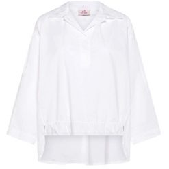 Polo Deha Koszula Parachute Damskie. Białe koszule Deha, s, bez wzorów, z bawełny, eleganckie, z asymetrycznym kołnierzem, bez ramiączek. Za 467.99 zł.