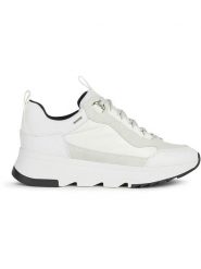 Geox Skórzane sneakersy "Falena" w kolorze białym rozmiar: 39. Białe trampki Geox, bez wzorów, z materiału, bez zapięcia. Za 374.45 zł.