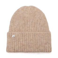 Czapka Roxy. Brązowe czapki Roxy, bez wzorów. Za 59.99 zł.