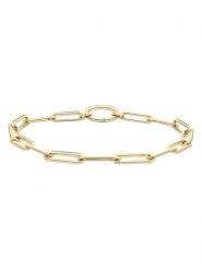 Tamaris Bransoletka z elementami ozdobnymi rozmiar: onesize. Żółte bransoletki Tamaris, ze stali. Za 86.99 zł.