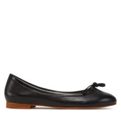 Baleriny Balagan. Czarne baleriny BALAGAN, bez wzorów, bez obcasa. Za 319.99 zł.